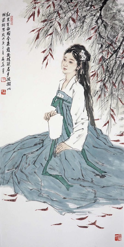 尹晶华.中国画学会理事｜作品定制插图6中国题字网