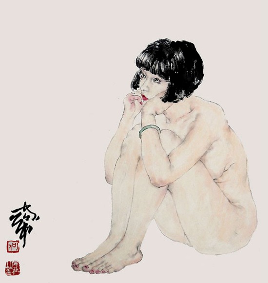 何家英作品 | 中国画女人体国画精品欣赏插图15中国题字网