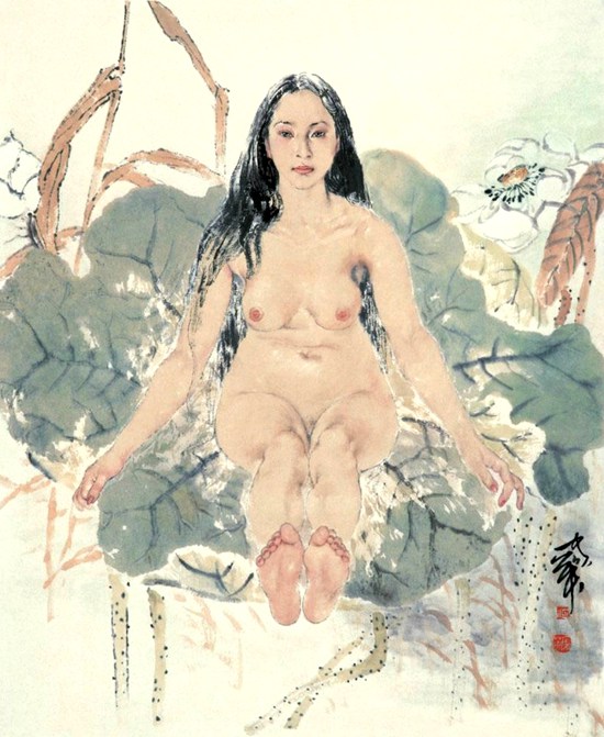 何家英作品 | 中国画女人体国画精品欣赏插图23中国题字网