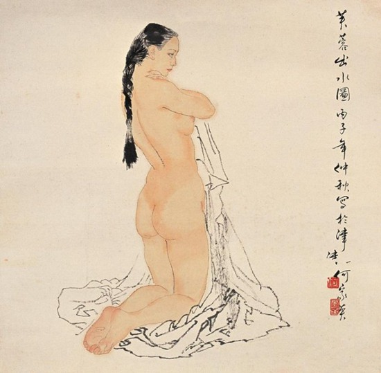 何家英作品 | 中国画女人体国画精品欣赏插图25中国题字网