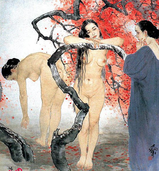 何家英作品 | 中国画女人体国画精品欣赏插图26中国题字网