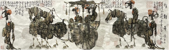 传艺术之大美——中国新汉画水墨创始人王阔海插图1题字网