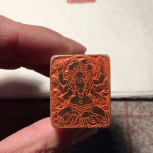 著名篆刻艺术家张翀作品《八臂观音菩萨》|印章定制收藏- 题字网