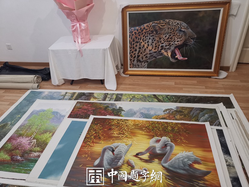 朝鲜油画收藏 朝鲜大使馆藏品人民艺术家【奔马】插图5中国题字网