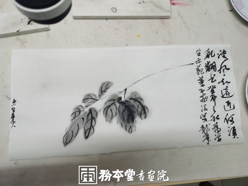 务本堂书画院受托为社区举办“花开富贵 国画牡丹”国画培训课程插图6中国题字网