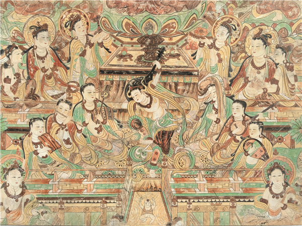 张杰龙.工笔画家/敦煌壁画｜作品定制插图2中国题字网