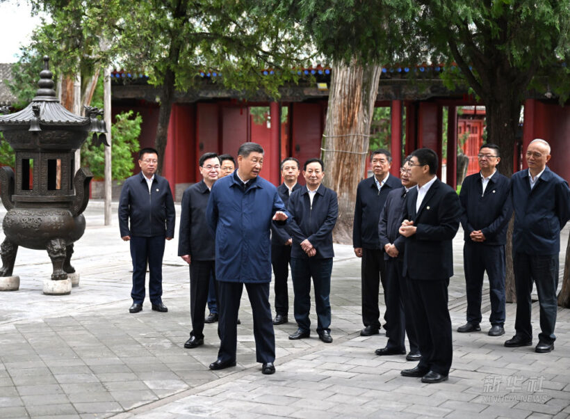 习近平在陕西宝鸡市和甘肃天水市考察调研插图3中国题字网