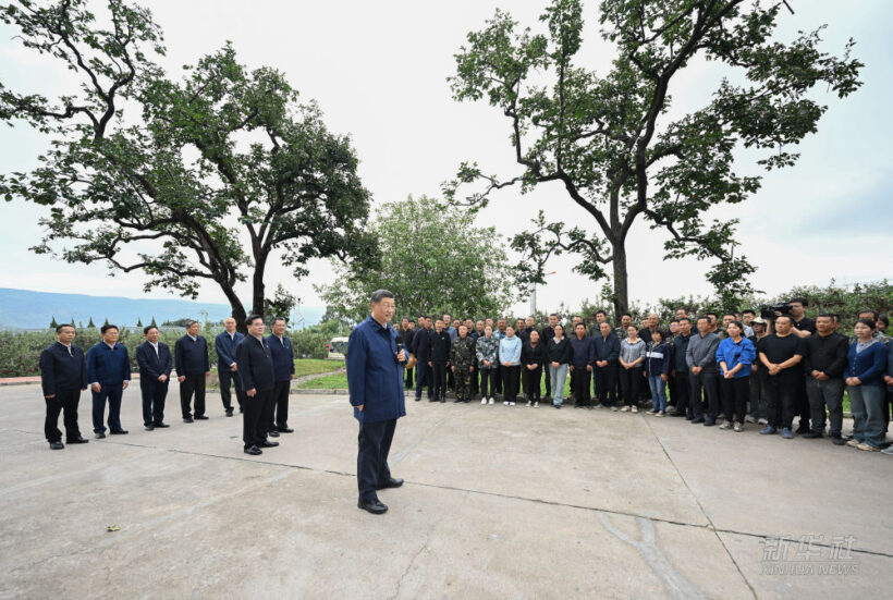 习近平在陕西宝鸡市和甘肃天水市考察调研插图8中国题字网