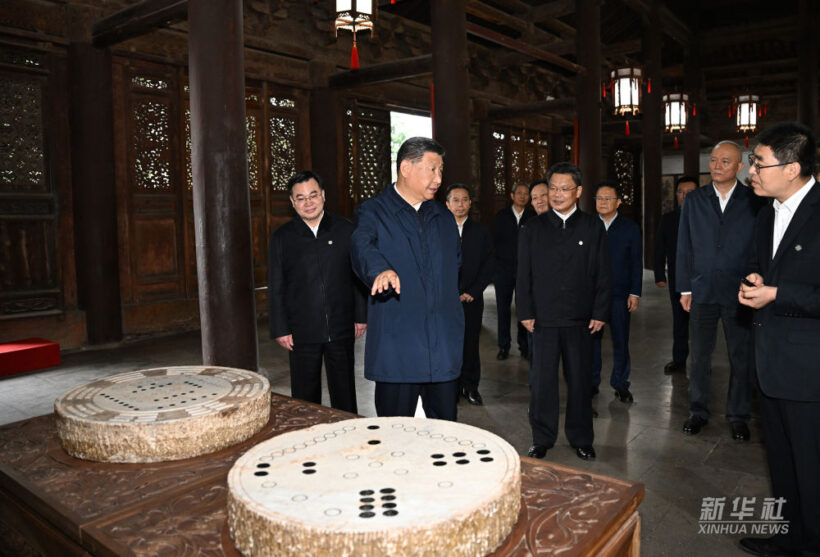 习近平在陕西宝鸡市和甘肃天水市考察调研插图4中国题字网