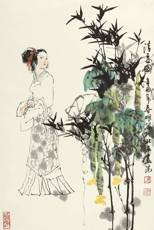 王明明.中国美术家协会副主席｜作品定制插图8中国题字网