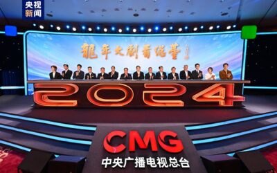 中国书协主席孙晓云为央视总台题字《龙年大剧看总台》缩略图中国题字网