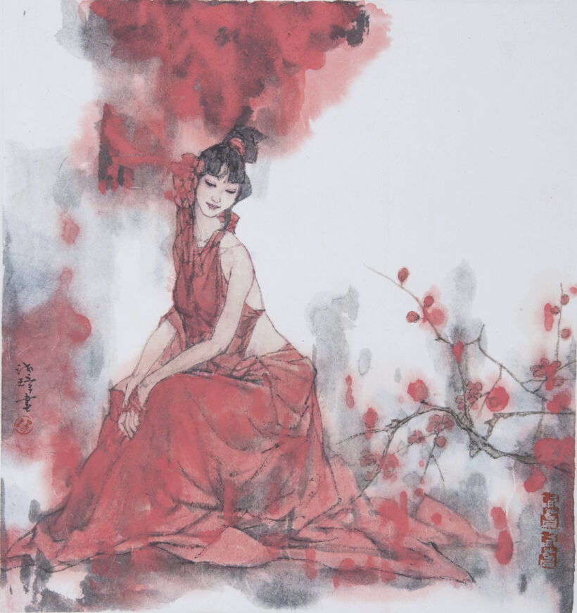 杨沛璋国画：文化滋养艺术 笔端写出风神｜作品定制插图3中国题字网