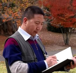包少茂的西部山水画：遥望大漠与苍山｜作品定制缩略图中国题字网