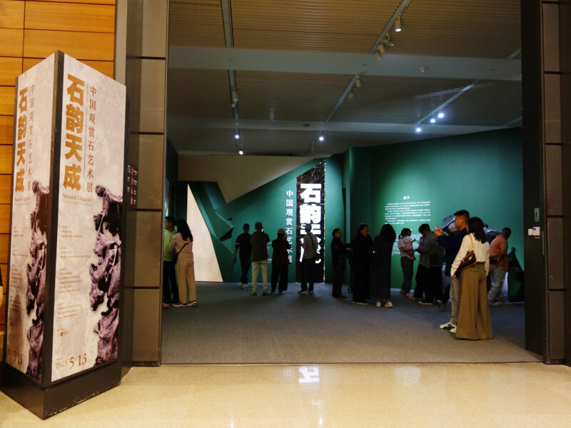 国博奇石展启幕，珍稀熊猫石惊艳亮相缩略图中国题字网