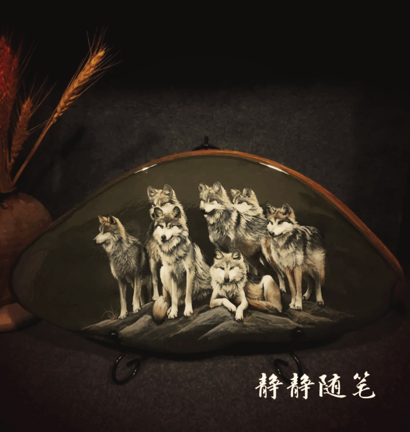 石头画的多元价值：艺术、实用、收藏与个性时尚的完美结合插图5中国题字网