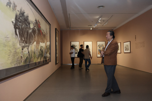“纪念黄胄先生诞辰一百周年大型回顾展”在炎黄艺术馆盛大开幕插图19中国题字网
