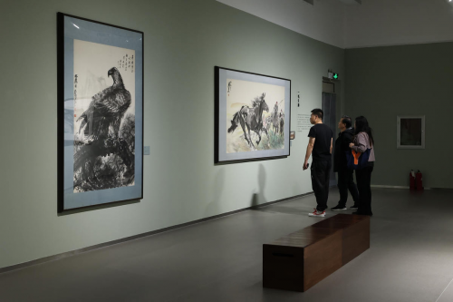 “纪念黄胄先生诞辰一百周年大型回顾展”在炎黄艺术馆盛大开幕插图28中国题字网