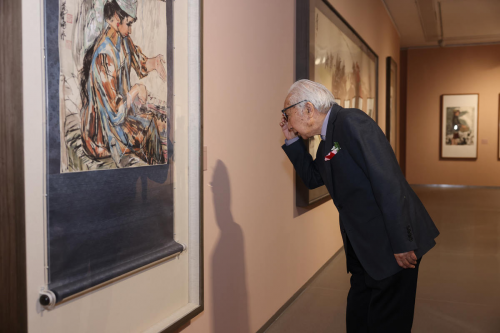 “纪念黄胄先生诞辰一百周年大型回顾展”在炎黄艺术馆盛大开幕插图20中国题字网
