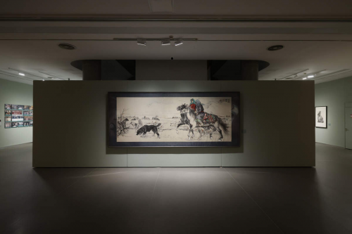 “纪念黄胄先生诞辰一百周年大型回顾展”在炎黄艺术馆盛大开幕插图15中国题字网
