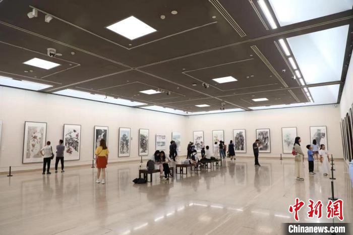 百余名家中国写意画作品汇集中国美术馆带观众共“畅神”插图中国题字网