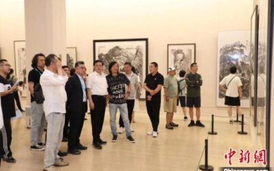 百余名家中国写意画作品汇集中国美术馆带观众共“畅神”缩略图中国题字网