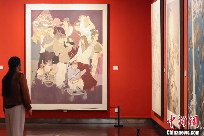 第十二届中国工笔画作品展亮相江苏省美术馆插图4中国题字网
