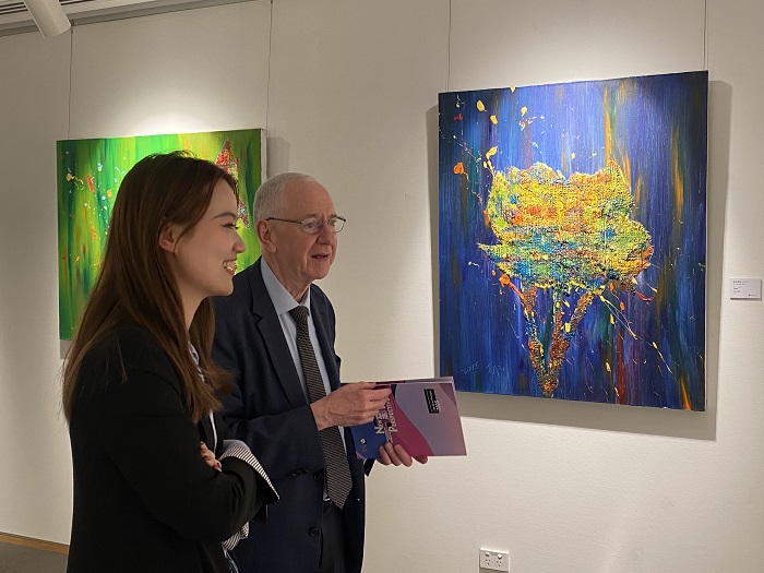 “新视角：中国青年艺术交流展”在悉尼中国文化中心成功开幕插图2中国题字网