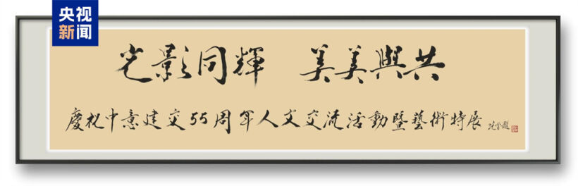范曾题字｜中央广播电视总台庆祝中意建交55周年人文交流活动发布插图11中国题字网