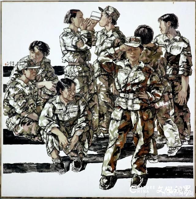 著名画家孔紫：捕捉生活细节的真实和情趣｜作品定制插图6中国题字网