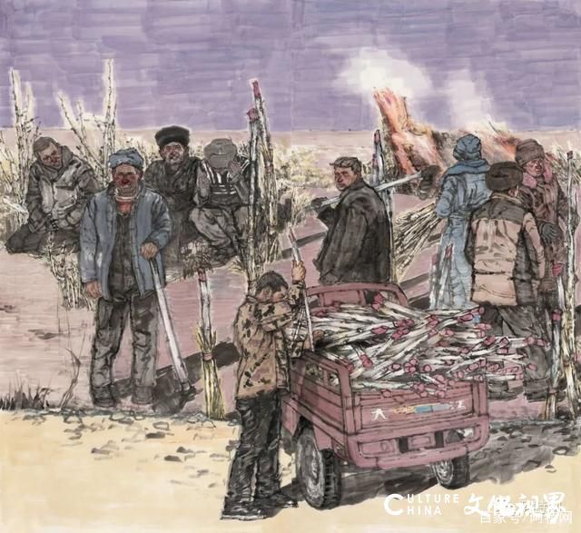 著名画家孔紫：捕捉生活细节的真实和情趣｜作品定制插图1中国题字网