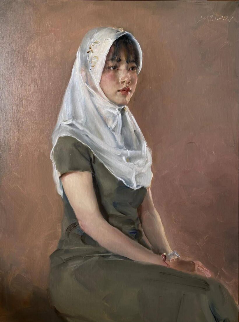 ‌庞茂琨.著名油画家｜油画作品从自然到人物的情感之旅插图4中国题字网