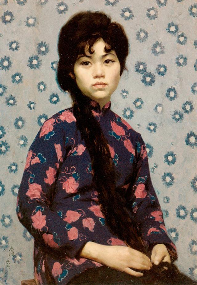 靳尚谊.当代著名油画家｜经典油画作品高清集锦插图1中国题字网