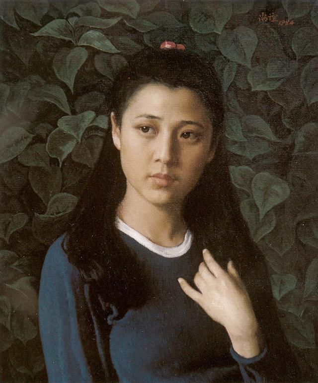 靳尚谊.当代著名油画家｜经典油画作品高清集锦插图24中国题字网