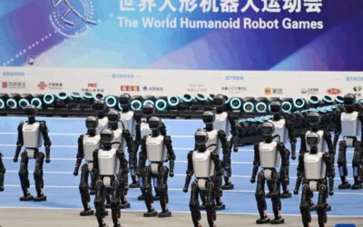 全球首个人形机器人运动会开幕缩略图中国题字网