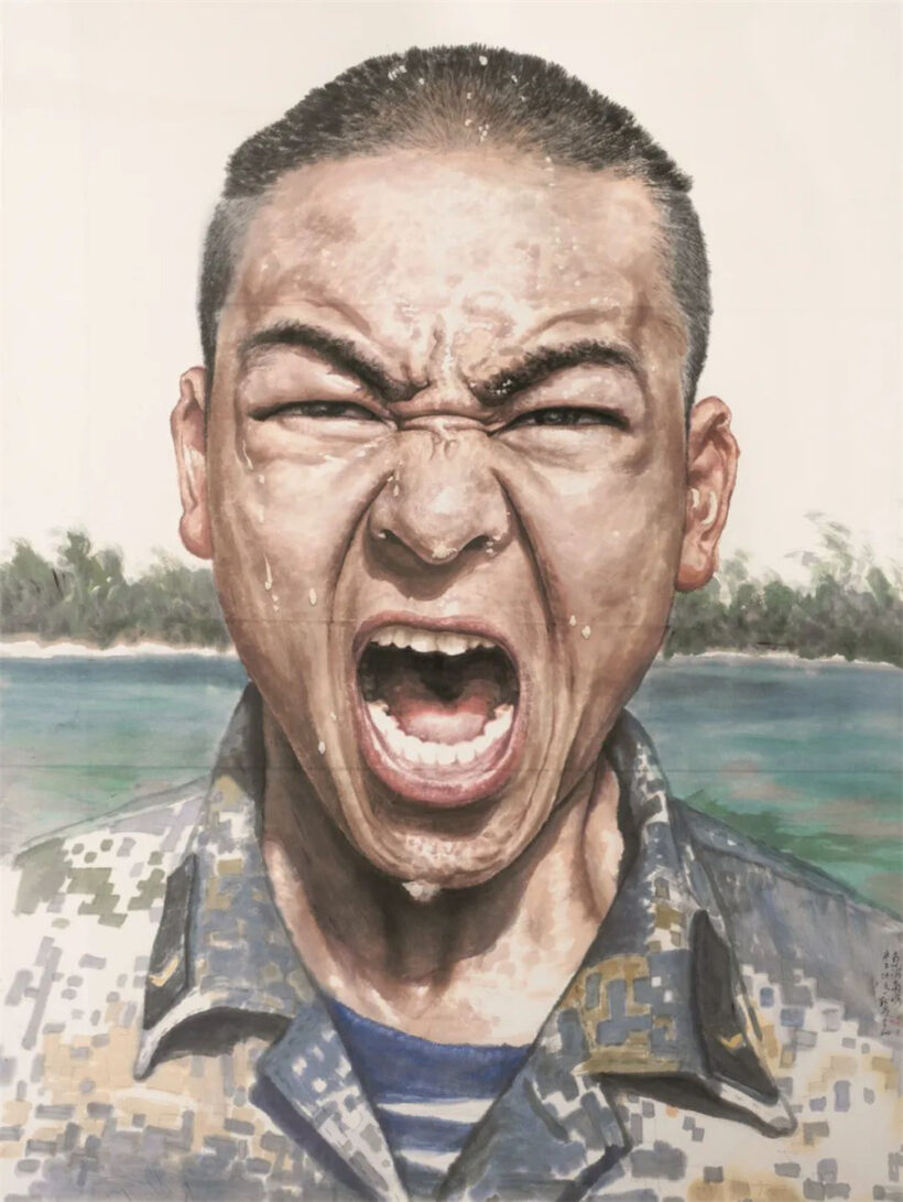 “中流砥柱——纪念中国人民抗日战争暨世界反法西斯战争胜利80周年全国美术作品展”在国家画院开展插图13中国题字网