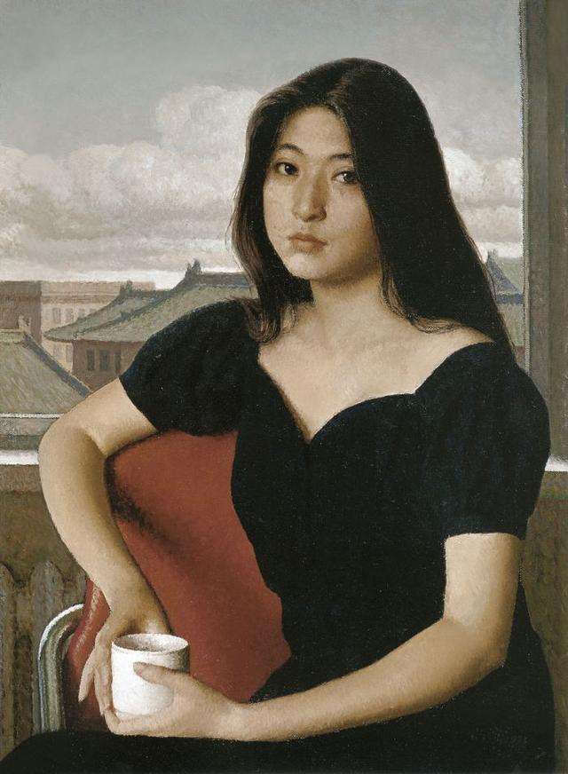 靳尚谊.当代著名油画家｜经典油画作品高清集锦插图61中国题字网