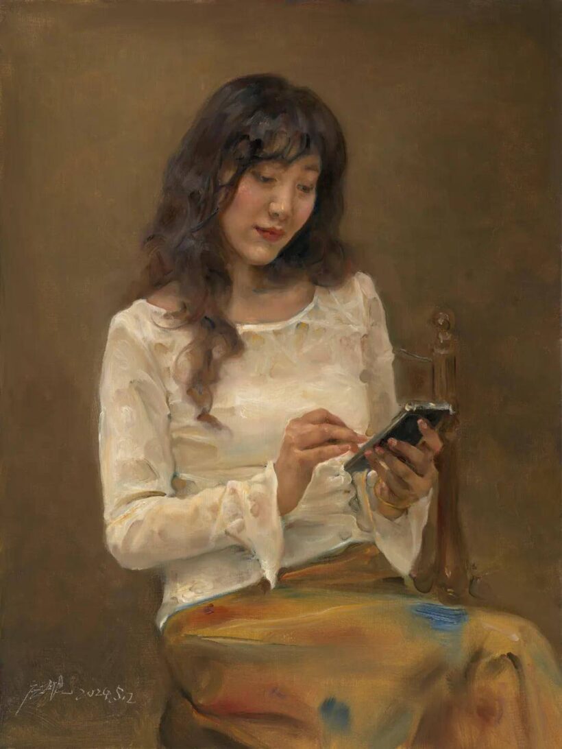 ‌庞茂琨.著名油画家｜油画作品从自然到人物的情感之旅插图1中国题字网
