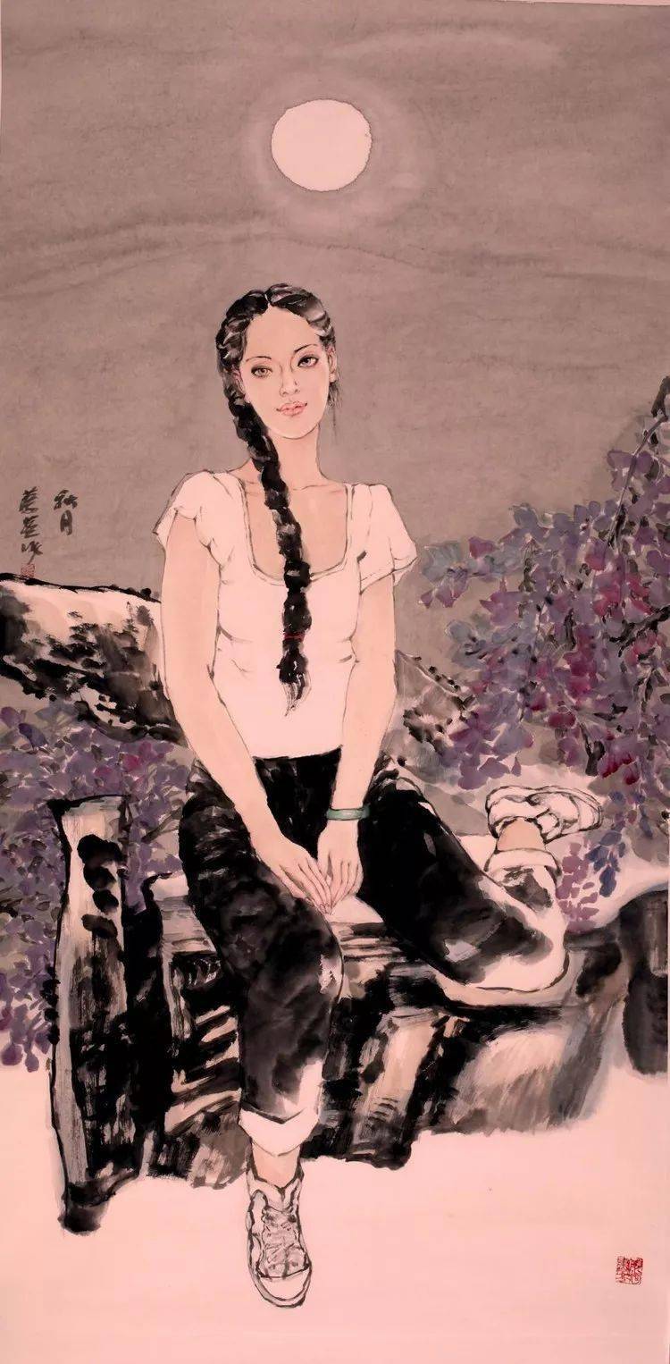 蔡葵｜人物画灵秀之美——水墨艺术的新境界插图12中国题字网