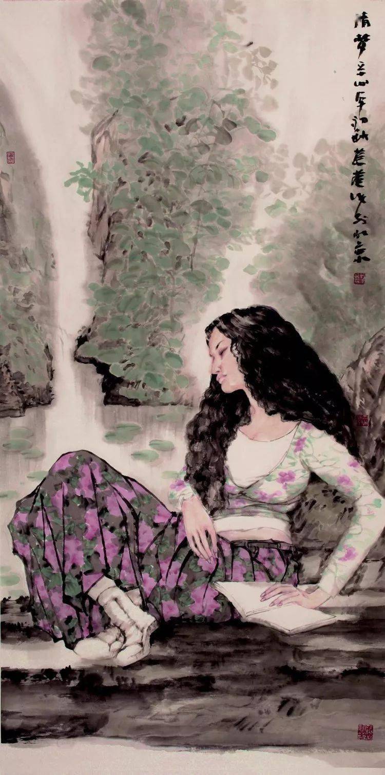蔡葵｜人物画灵秀之美——水墨艺术的新境界插图13中国题字网