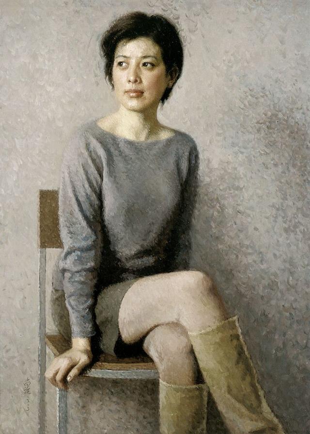 靳尚谊.当代著名油画家｜经典油画作品高清集锦插图64中国题字网