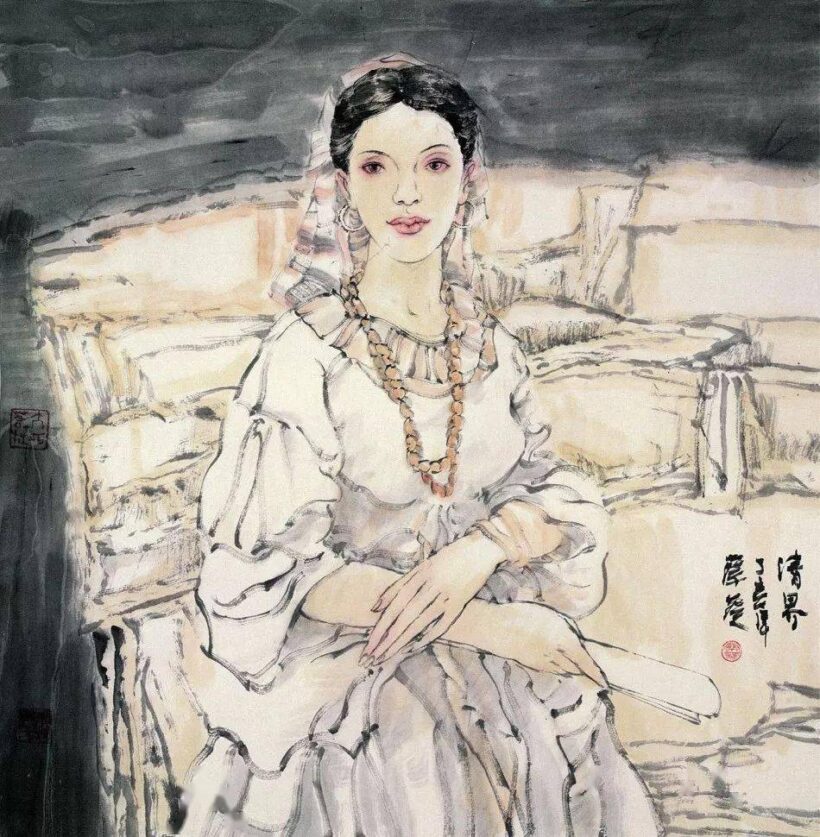 蔡葵｜人物画灵秀之美——水墨艺术的新境界插图5中国题字网
