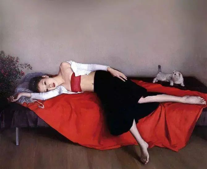 李贵君.著名油画家｜超写实人物油画艺术，细腻典雅插图11中国题字网