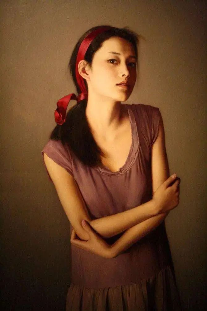 李贵君.著名油画家｜超写实人物油画艺术，细腻典雅插图21中国题字网