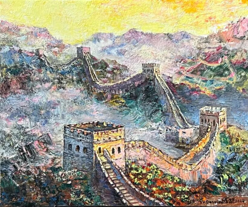 蔚国银.油画家｜行走几十万里画遍中国壮丽风景插图3中国题字网