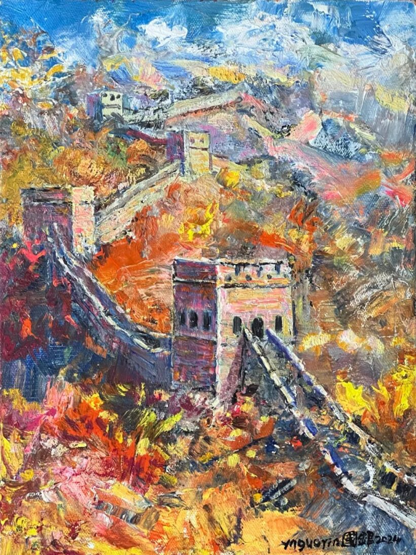 蔚国银.油画家｜行走几十万里画遍中国壮丽风景插图4中国题字网