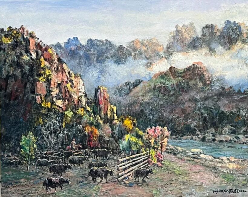蔚国银.油画家|行走几十万里画遍中国壮丽风景插图17中国题字网 蔚国银.油画家|行走几十万里画遍中国壮丽风景插图17中国题字网