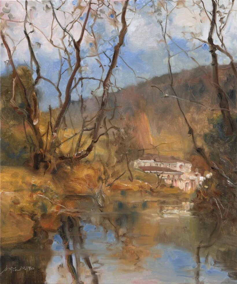 ‌庞茂琨.著名油画家｜油画作品从自然到人物的情感之旅插图5中国题字网