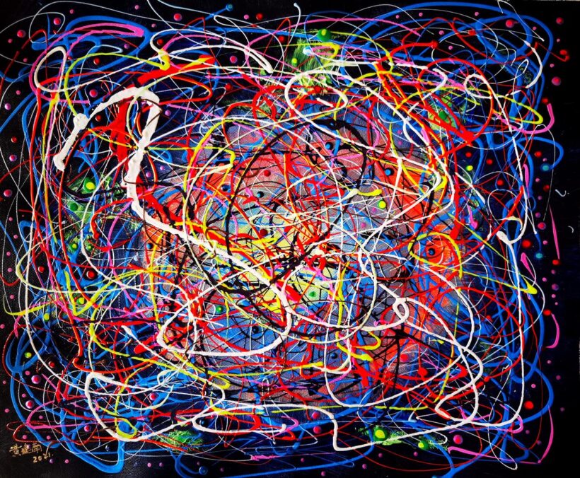 黄建南.当代著名油画家｜描绘色彩交织的奇幻世界插图3中国题字网