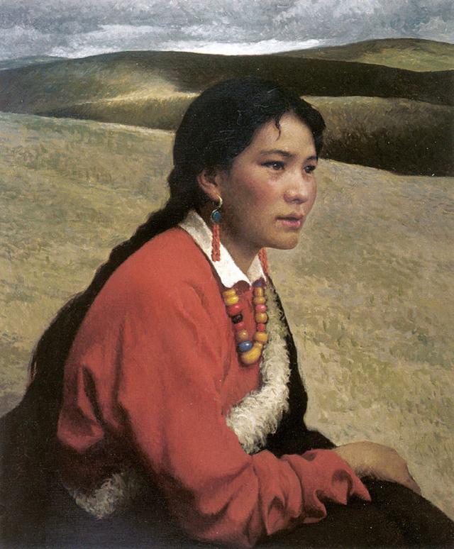 靳尚谊.当代著名油画家｜经典油画作品高清集锦插图15中国题字网
