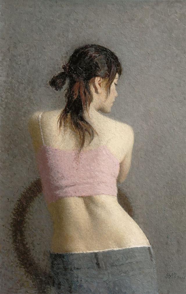 靳尚谊.当代著名油画家｜经典油画作品高清集锦插图6中国题字网